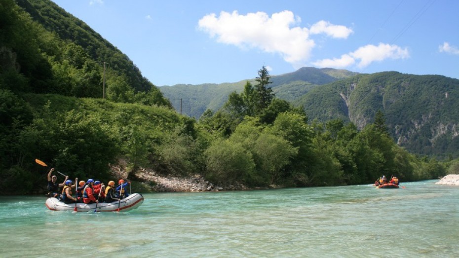 Rafting v Slovinsku rieka Soca, www.raftovanie.sk