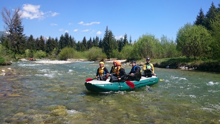 Raftovanie RAFTING rieka Bela