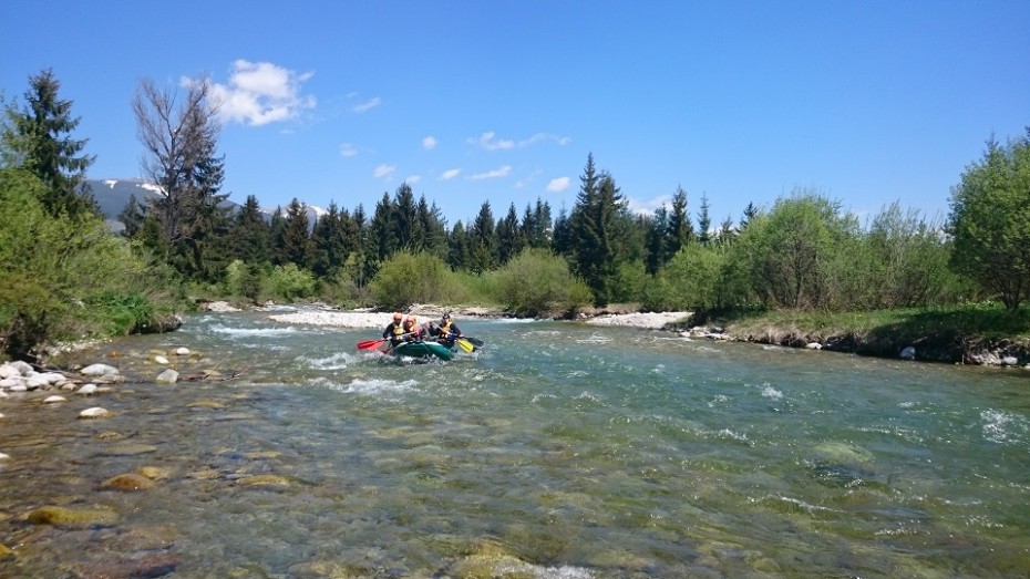 Raftovanie RAFTING rieka Bela